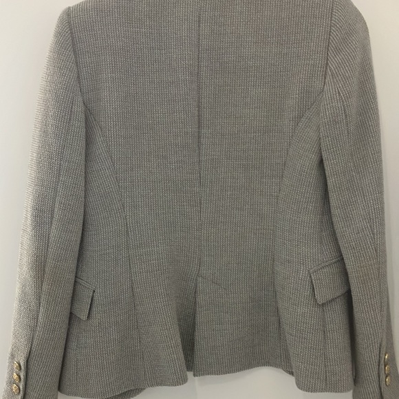 ZARA Grey Tailored Blazer - Picture 4 of 4